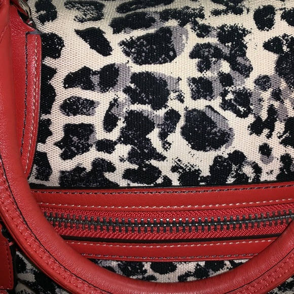 Coach Legacy Ocelot Print Rory Satchel - Picture 4 of 11
